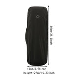 Maxbell Violin Case Rain Cover Waterproof Violin Cover for Concert Travel Performing Rectangle Balck