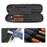 Maxbell Bamboo Flute Bag Black Wear Resistant Handheld Multifunctional Flute Handbag