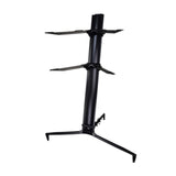 Maxbell Aluminum Alloy Keyboard Stand Anti Slip Portable Height Adjustable for Stage black