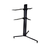 Maxbell Aluminum Alloy Keyboard Stand Anti Slip Portable Height Adjustable for Stage black