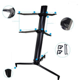 Maxbell Aluminum Alloy Keyboard Stand Anti Slip Portable Height Adjustable for Stage black