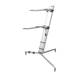 Maxbell Aluminum Alloy Keyboard Stand Anti Slip Portable Height Adjustable for Stage argent