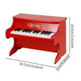 Maxbell Learn to Play Piano 25 Keys Wood Piano for Girls Boys 3-7 Years Old Beginner