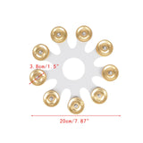 Maxbell Hi Hat Tambourine Sturdy Drum Attachments for Bar Stage Performance Ensemble
