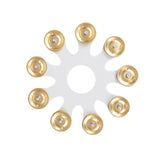 Maxbell Hi Hat Tambourine Sturdy Drum Attachments for Bar Stage Performance Ensemble