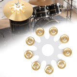 Maxbell Hi Hat Tambourine Sturdy Drum Attachments for Bar Stage Performance Ensemble