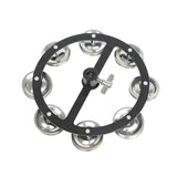 Maxbell Music Rhythm Tambourine KTV for Drum Set for Jazz Drum Set Tambourine Cymbal