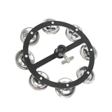 Maxbell Music Rhythm Tambourine KTV for Drum Set for Jazz Drum Set Tambourine Cymbal