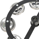 Maxbell Music Rhythm Tambourine KTV for Drum Set for Jazz Drum Set Tambourine Cymbal