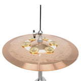 Maxbell Cymbals Ching Portable Accessory Cymbal Hihat Tambourine for KTV Kids Adults