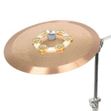 Maxbell Cymbals Ching Portable Accessory Cymbal Hihat Tambourine for KTV Kids Adults