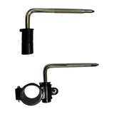 Maxbell Electronic Drum Pad Support Arm Electronic Drum L Rod for Homes Performances 9.1cmx15cmx2.25cm