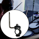 Maxbell Electronic Drum Pad Support Arm Electronic Drum L Rod for Homes Performances 15cmx10cmx9.5cm