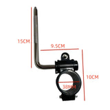Maxbell Electronic Drum Pad Support Arm Electronic Drum L Rod for Homes Performances 15cmx10cmx9.5cm