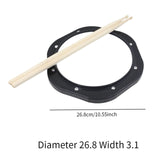 Maxbell 10 inch Dumb Drum Pad for Adults Kids Lightweight Tools Set for Home Outdoor