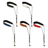 Maxbell Saxophone Neck Strap Belt with Metal Hook for Alto Clarinets Beginners Gifts Black