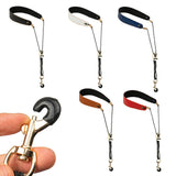 Maxbell Saxophone Neck Strap Belt with Metal Hook for Alto Clarinets Beginners Gifts Black