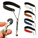 Maxbell Saxophone Neck Strap Belt with Metal Hook for Alto Clarinets Beginners Gifts Black