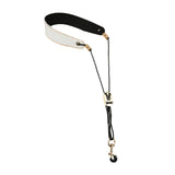 Maxbell Saxophone Neck Strap Belt with Metal Hook for Alto Clarinets Beginners Gifts White