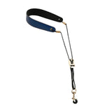 Maxbell Saxophone Neck Strap Belt with Metal Hook for Alto Clarinets Beginners Gifts Blue