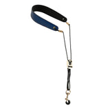 Maxbell Saxophone Neck Strap Belt with Metal Hook for Alto Clarinets Beginners Gifts Blue