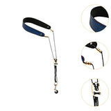 Maxbell Saxophone Neck Strap Belt with Metal Hook for Alto Clarinets Beginners Gifts Blue