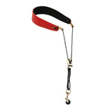 Maxbell Saxophone Neck Strap Belt with Metal Hook for Alto Clarinets Beginners Gifts Red