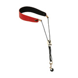 Maxbell Saxophone Neck Strap Belt with Metal Hook for Alto Clarinets Beginners Gifts Red