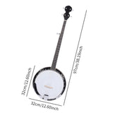 Maxbell Banjo Musical Instrument Stringed Musical Instrument for Stage Beginner Show