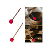 Maxbell Sound Bowl Mallet Replacement Handmade Instrument Accessory Music Bowl Stick 24cmx4.5cm