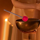 Maxbell Sound Bowl Mallet Replacement Handmade Instrument Accessory Music Bowl Stick 24cmx4.5cm