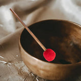 Maxbell Sound Bowl Mallet Replacement Handmade Instrument Accessory Music Bowl Stick 26cmx4cm