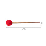 Maxbell Sound Bowl Mallet Replacement Handmade Instrument Accessory Music Bowl Stick 26cmx4cm