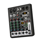 Maxbell Audio Mixer Portable USB DJ Controller Sound Mixer for Live Recording Studio