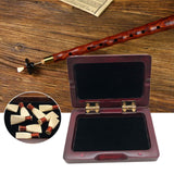 Maxbell Wood Reeds Box Sturdy Portable Suona Reeds Case for Household Outdoor Concert red