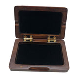 Maxbell Wood Reeds Box Sturdy Portable Suona Reeds Case for Household Outdoor Concert brown