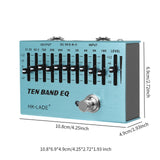 Maxbell Universal Digital Reverb Pedal Lightweight EQ Pedal for Bass Electric Guitar