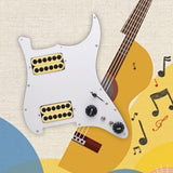 Maxbell Guitar Pickguard Professional Practical Switch Control Scratchplate Accessory yellow