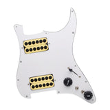 Maxbell Guitar Pickguard Professional Practical Switch Control Scratchplate Accessory yellow