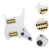 Maxbell Guitar Pickguard Professional Practical Switch Control Scratchplate Accessory yellow