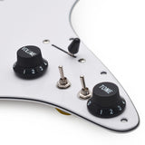 Maxbell Guitar Pickguard Professional Practical Switch Control Scratchplate Accessory white