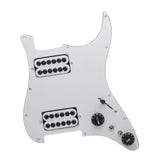 Maxbell Guitar Pickguard Professional Practical Switch Control Scratchplate Accessory white