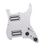 Maxbell Guitar Pickguard Professional Practical Switch Control Scratchplate Accessory white