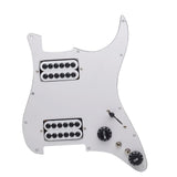 Maxbell Guitar Pickguard Professional Practical Switch Control Scratchplate Accessory white