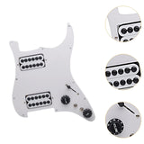 Maxbell Guitar Pickguard Professional Practical Switch Control Scratchplate Accessory white
