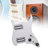 Maxbell Guitar Pickguard Professional Practical Switch Control Scratchplate Accessory white