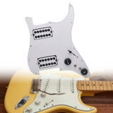 Maxbell Guitar Pickguard Professional Practical Switch Control Scratchplate Accessory white