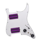 Maxbell Guitar Pickguard Professional Practical Switch Control Scratchplate Accessory Violet