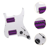 Maxbell Guitar Pickguard Professional Practical Switch Control Scratchplate Accessory Violet