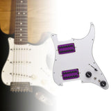 Maxbell Guitar Pickguard Professional Practical Switch Control Scratchplate Accessory Violet